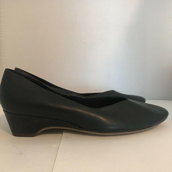 Womens Naturalizer Matte Black Wedge Heels Comfortable Size 10 - Picture 1 of 6